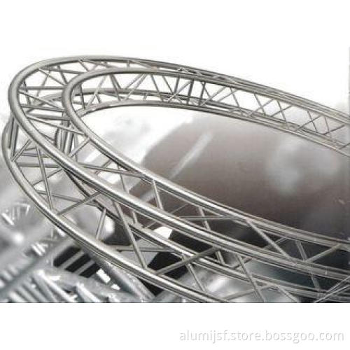 Silver Aluminum Stage Truss Alu Lighting Truss For Trade Sh